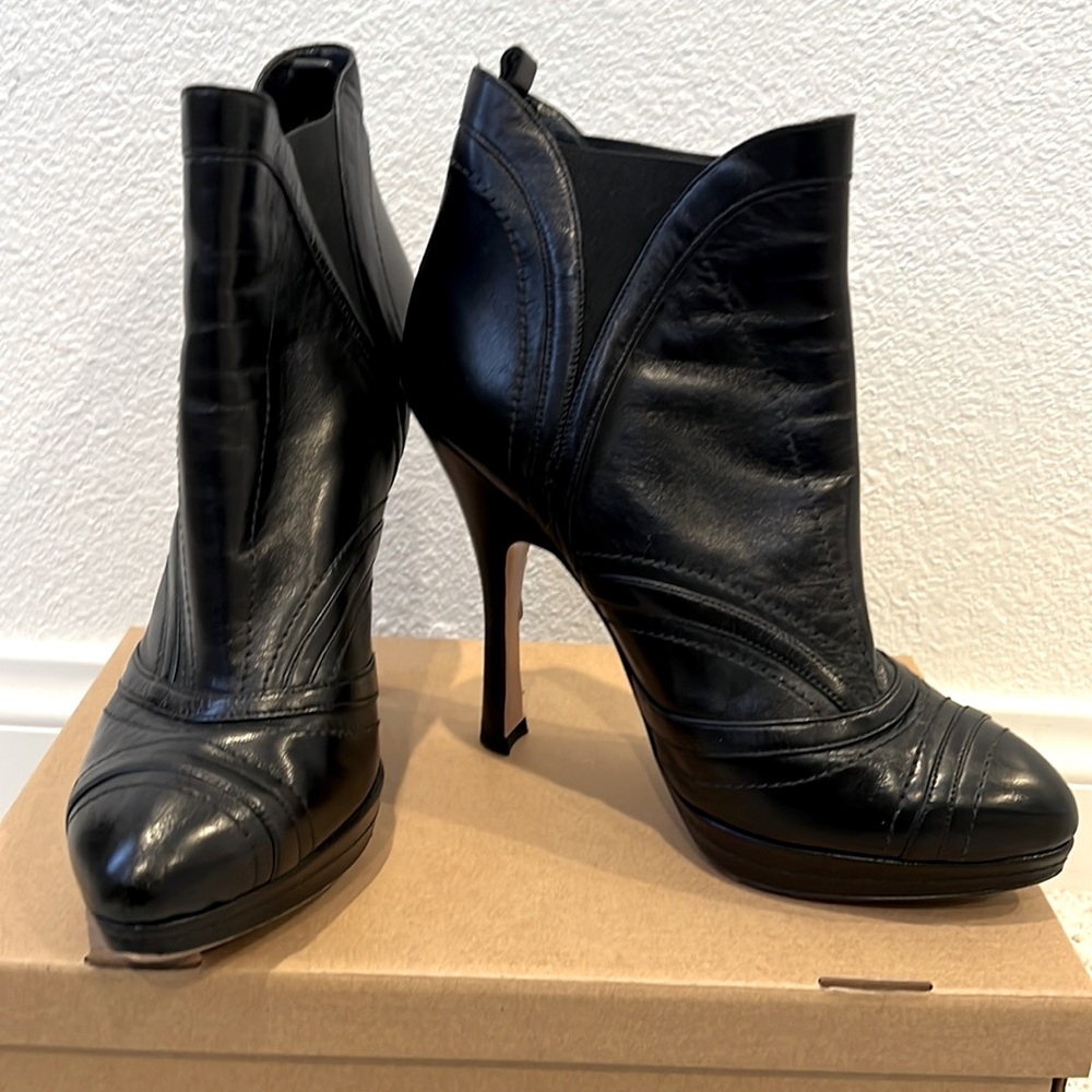 Prada black boot size 38